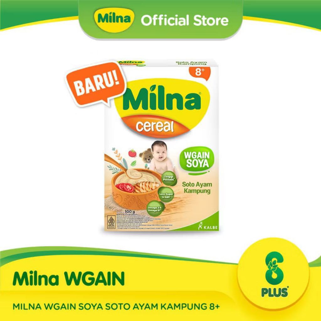 Bubur milna cereal wgain 8+