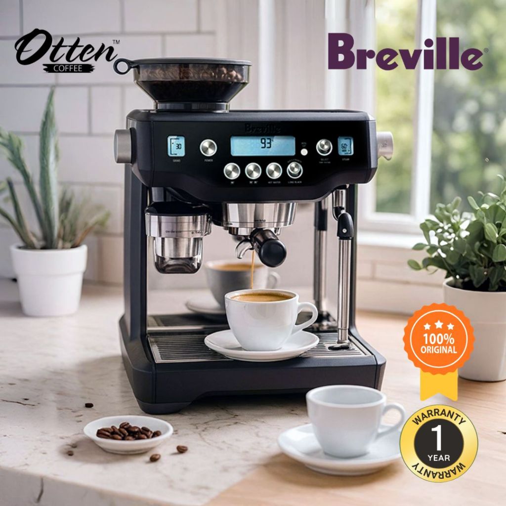 Breville - Coffee Machine The Oracle Espresso (Black Truffle) - BES980BTR / Mesin Kopi Espresso Elek