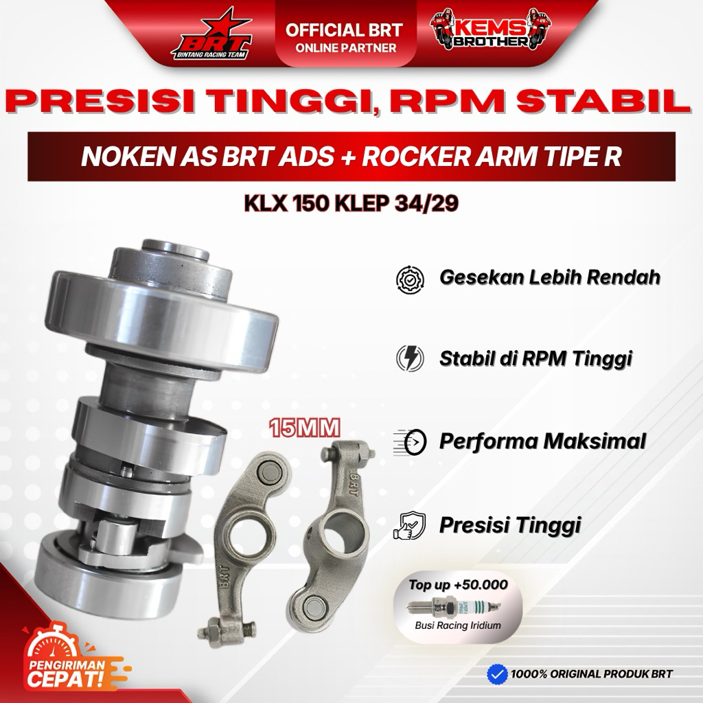 Noken As & Pelatuk Roller BRT Tiger, Megapro Primus, GL Series Seri T1 T2 - Suara Halus, Presisi, Ta