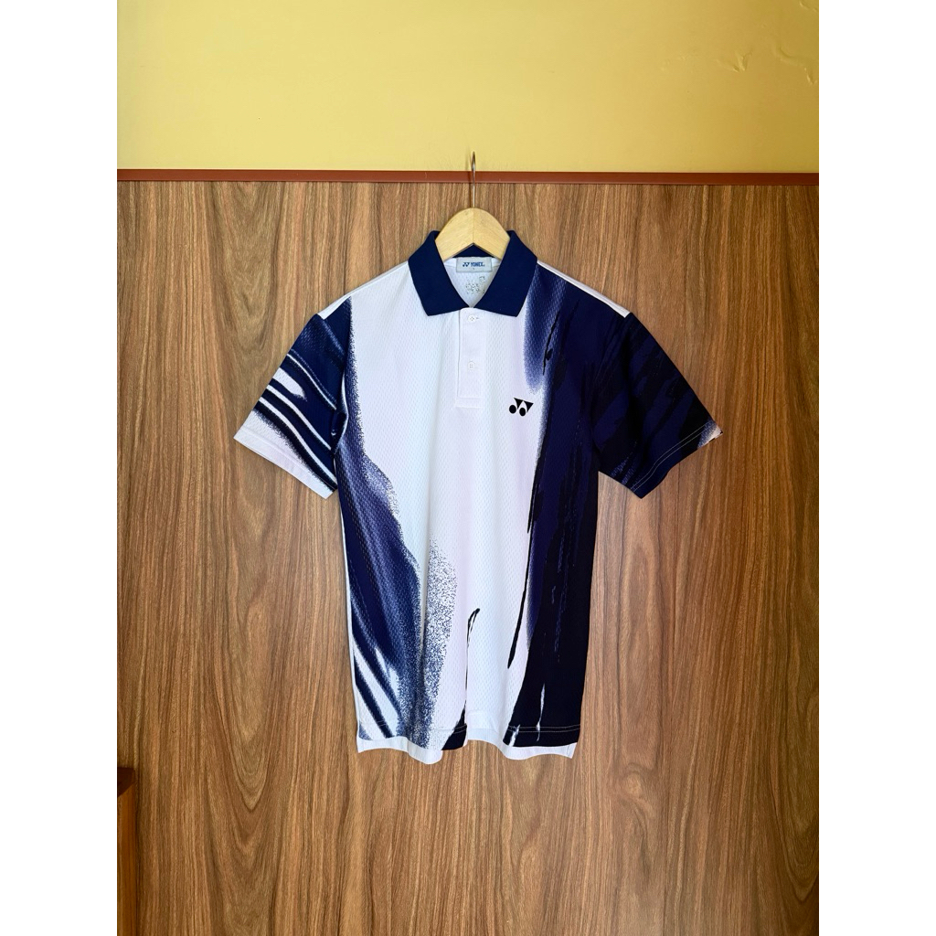 Baju Kaos Polo Shirt Yonex Size S Second