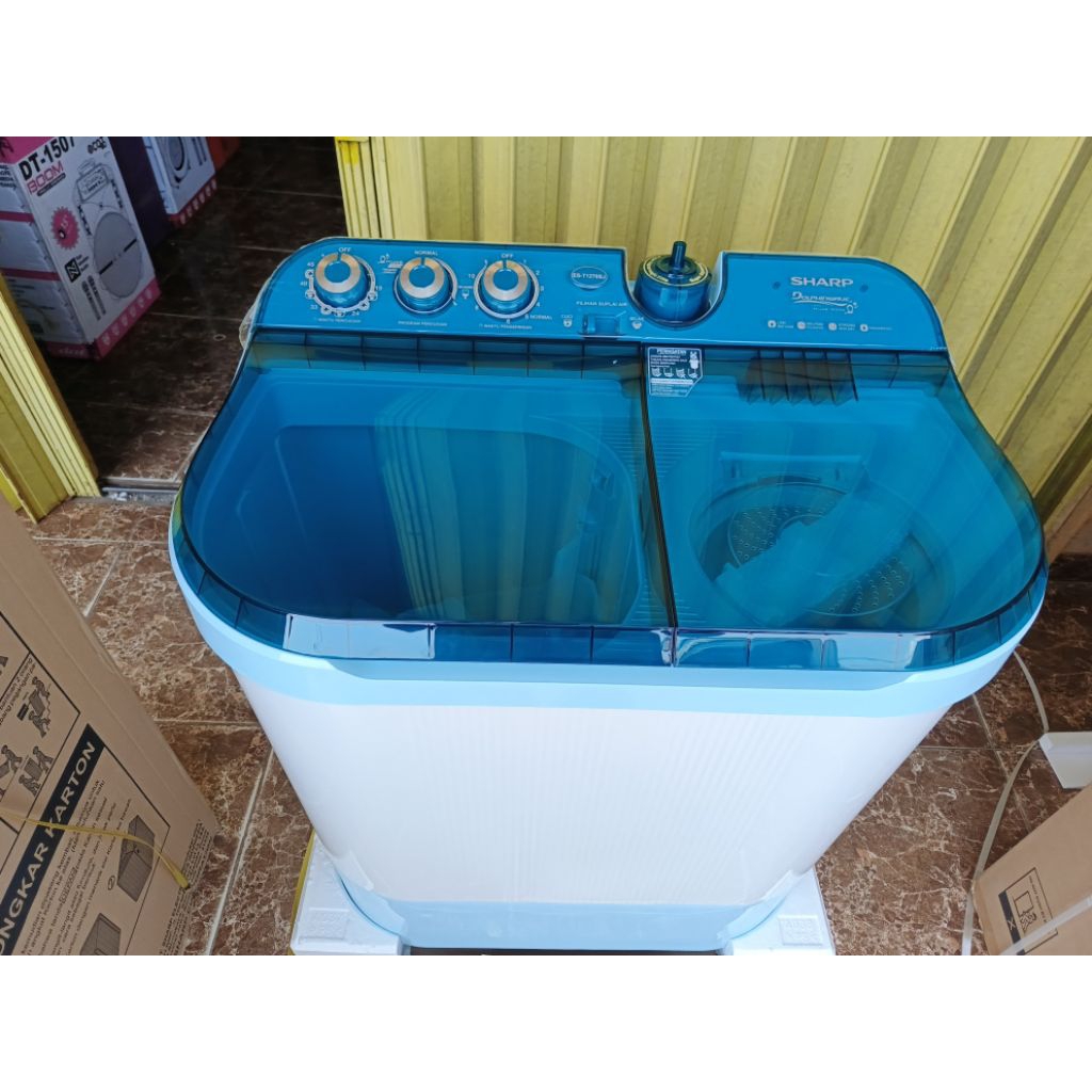 mesin cuci sharp 12kg mesin cuci 2 tabung type T1270SJ