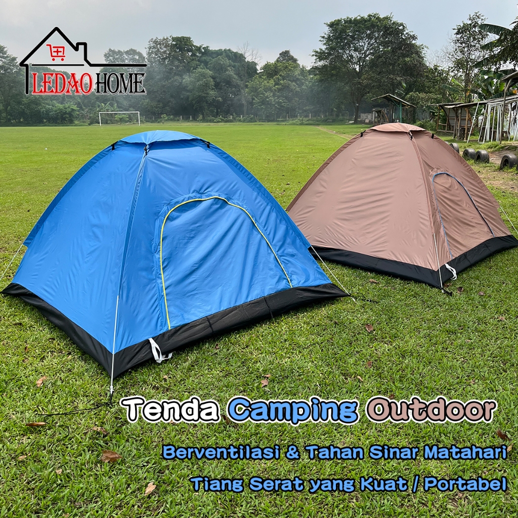 LEDAOHOME Tenda Camping Otomatis Kapasitas 3-4 Orang -Tenda Camping Otomatis | Tenda Gunung