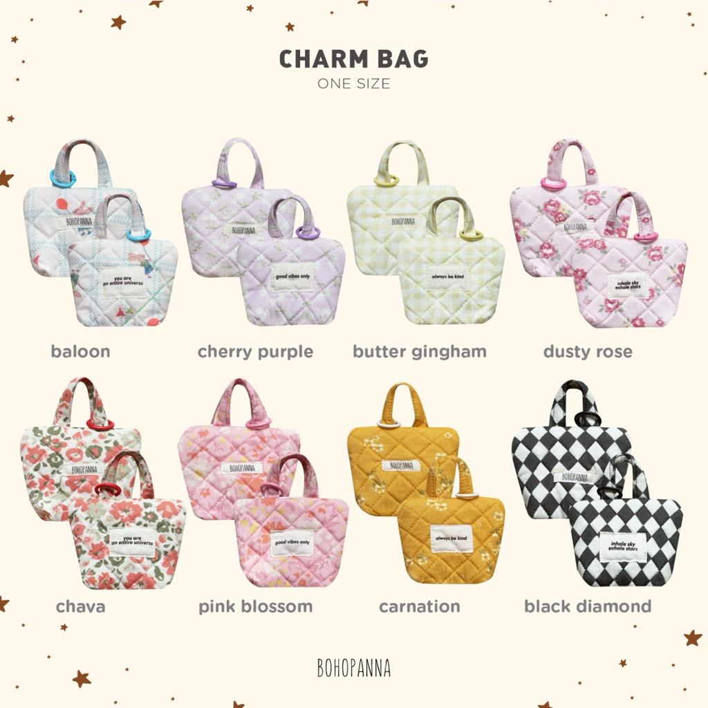 BOHOPANNA JOGJA - CHARM BAG - TAS KECIL
