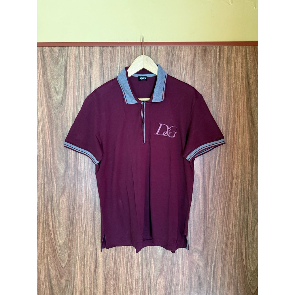 Baju Kaos Polo Shirt Luxury D dan G Bukan Vans Second
