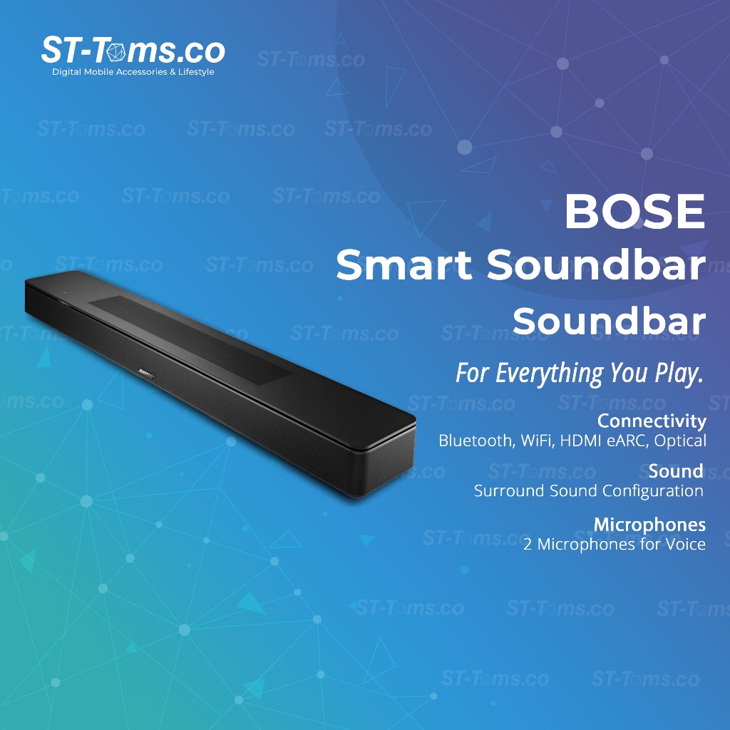 Bose Smart Soundbar Full Immersion with Dolby Atmos Soundbar For TV