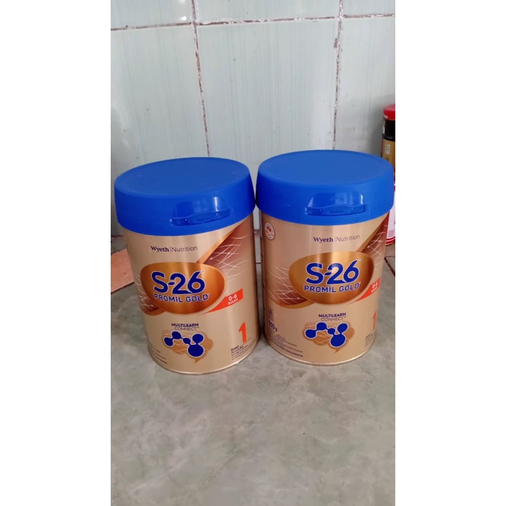 kaleng kosong bekas susu S26 PROMIL GOLD
