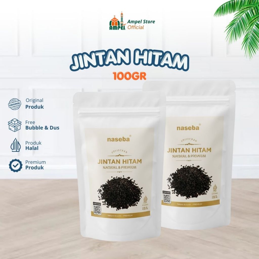Biji Jintan Hitam Habbatussauda 100gr Murni Jinten Habatussauda Original Herbal Untuk Semua Penyakit
