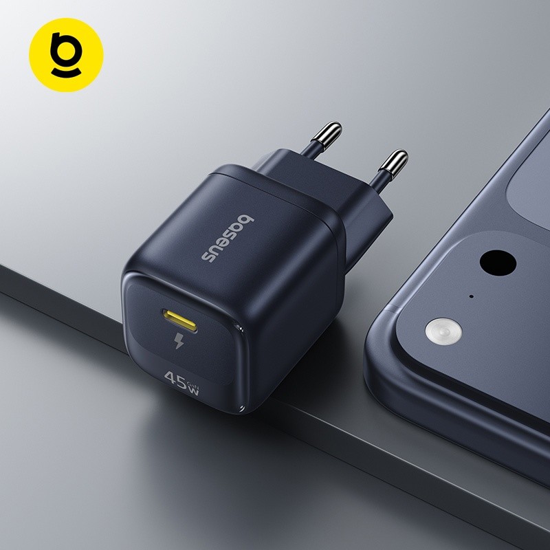 Baseus EnerFill FN22 USB-C PD 20W/30W/45W Fast Charger Mini Gan Tech Adapter for IPhone 17 Samsung