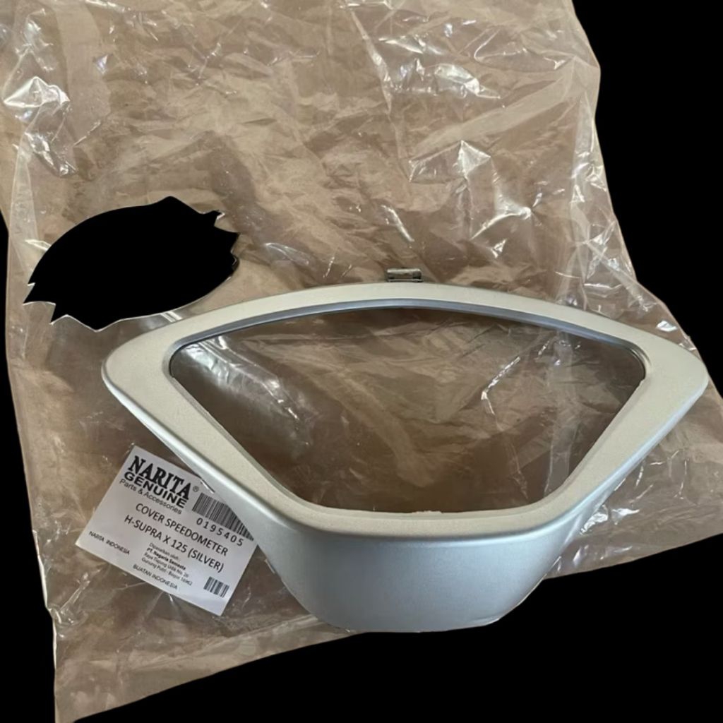 COVER SPIDOMETER SUPRA X 125 SILVER GARNIS SPIDOMETER SUPRA X 125 SILVER