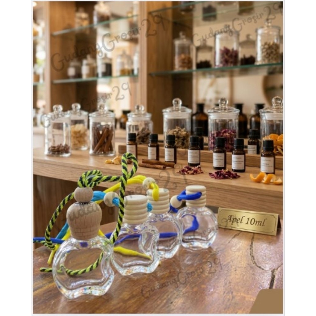 Botol Parfum Kosong 10ml/Botol Parfum Mobil/Apel Gantung