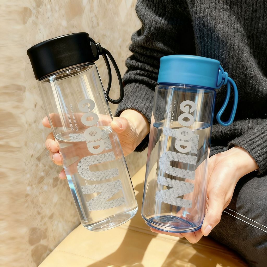 B ( B00059 ) BOTOL MINUM PLASTIK GOOD FUN 600 ML ANTI TUMPAH  / HARGA GROSIR