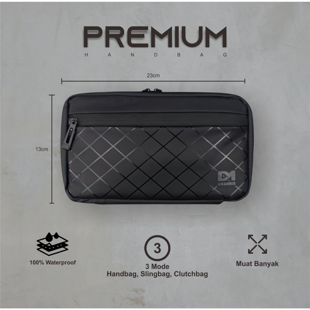 DWANMIS MT | Handbag Waterproof | Clutchbag | Tas Selempang | Pouch | Slingbag