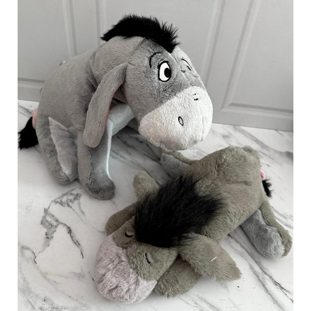 Boneka Plushie Eeyore Polos Fluffy Disney Store & Sleeping Eeyore Fluffy Tokyo Disney Resort (TDR)