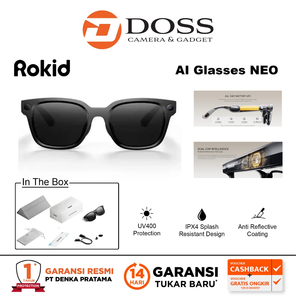 Rokid AI Glasses Neo AI-Powered Smart Glasses