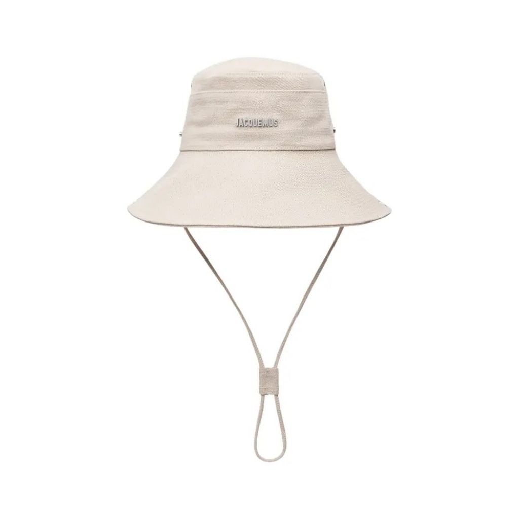 Jacquemus Denim Bucket Hat White Unisex