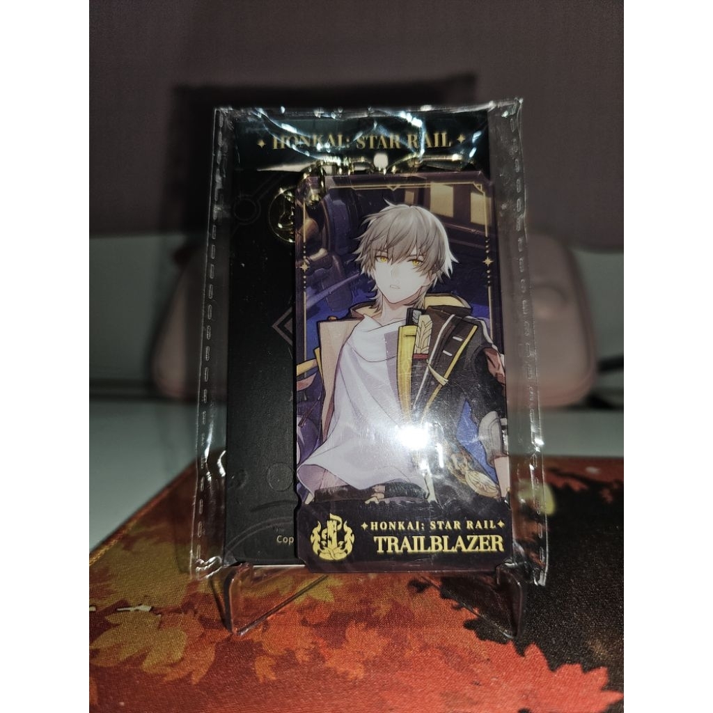 Ori Honkai Star Rail X Convivium Cafe Collabs -Trailblazer Caelus- Akrilik Keychain HSR