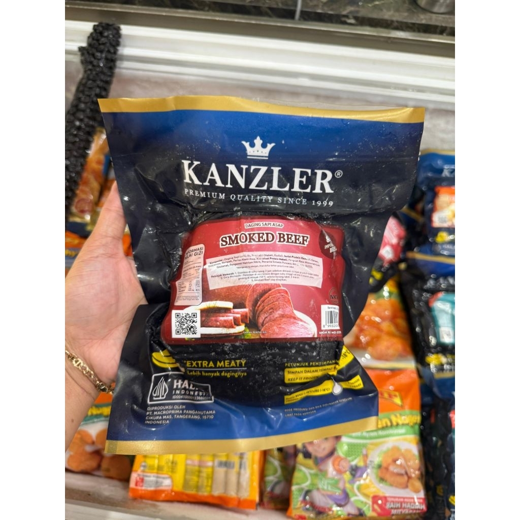 Kanzler Smoke Beef / Daging Sapi Asap 250 gr