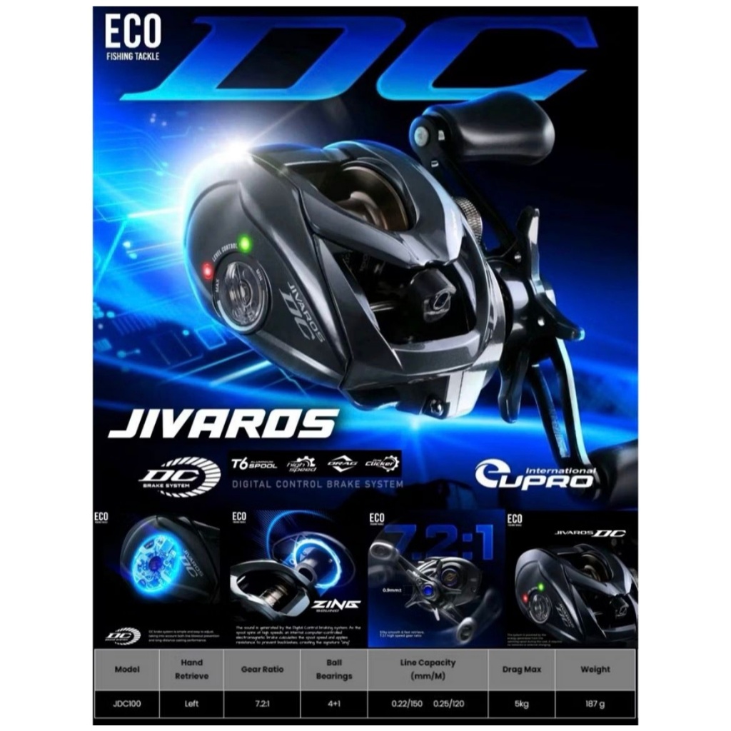 reel bc EUPRO JIVAROS DC JDC100L