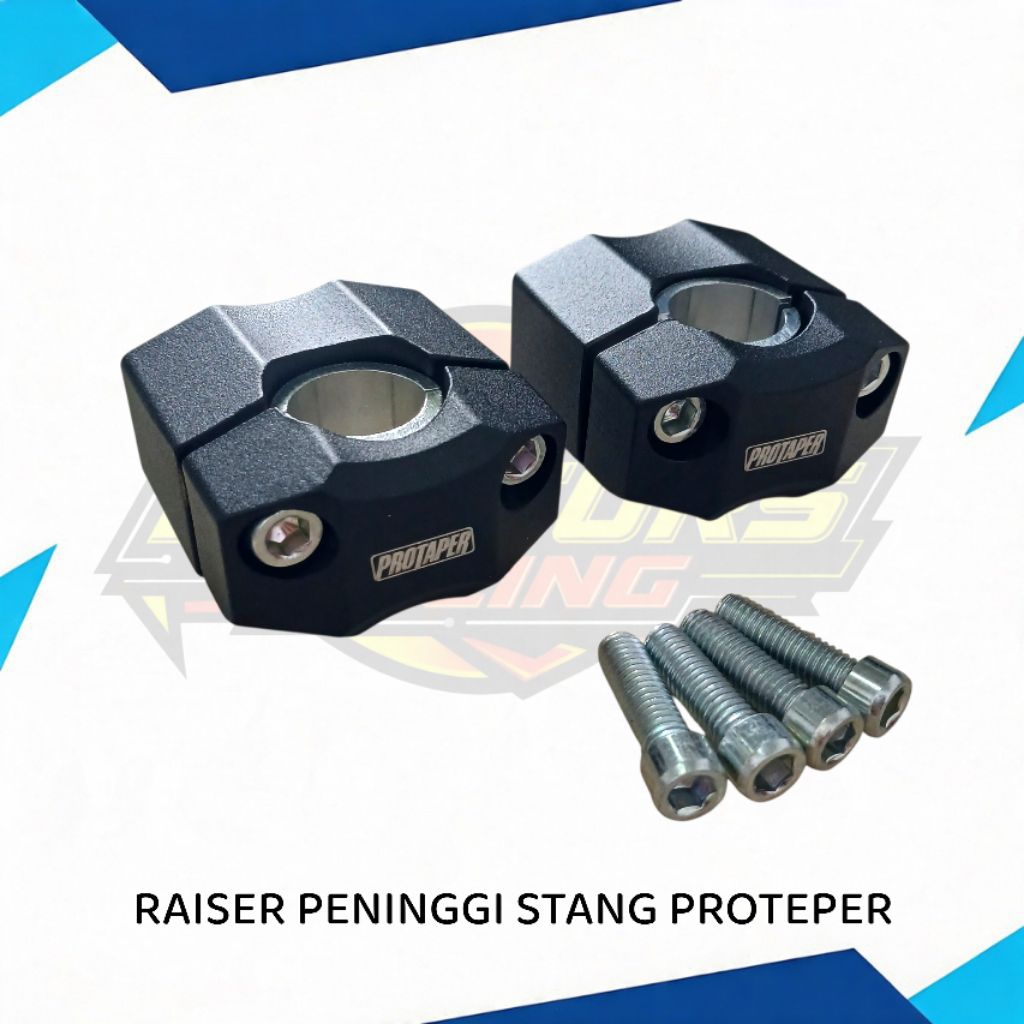 Raiser Stang Peninggi Stang Protaper Riser Stang Protaper Pemundur CNC Universal Raiser Riser Pening
