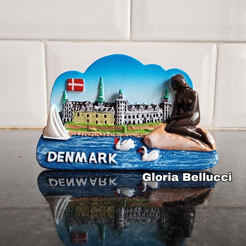 tempelan kulkas magnet copenhagen souvenir oleh oleh negara denmark eropa