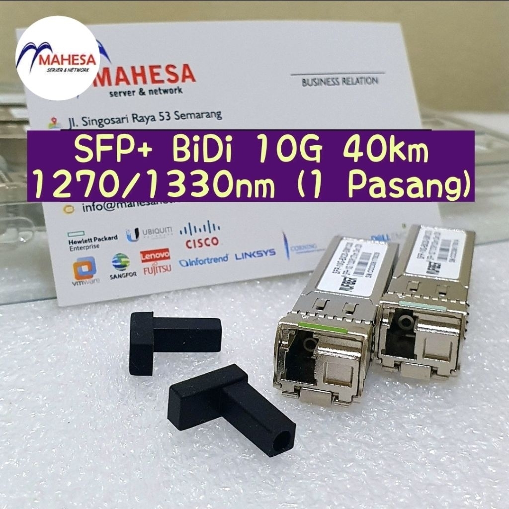 SFP+ BIDI 10G 40KM Single Mode Fiber SM 1270nm 1330nm LC DDM WDM Cisco Huawei Mikrotik 10Gbps Compat