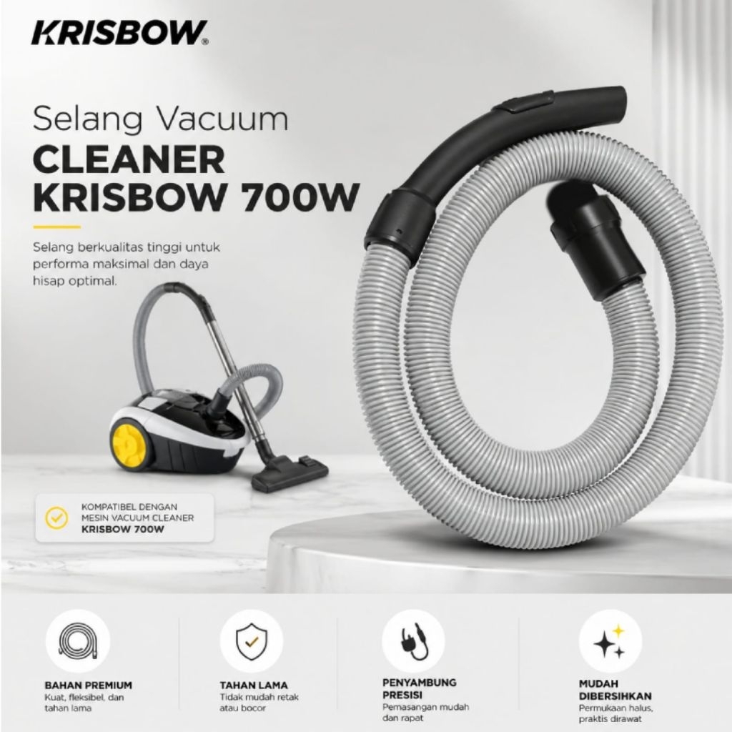 selang vacuum cleaner eco 700watt /selang vacuum krisbow