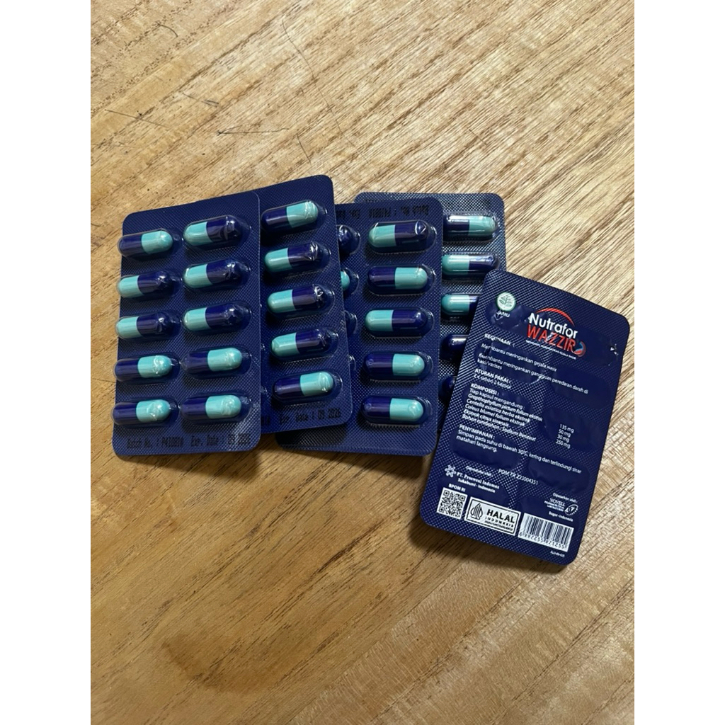 Nutrafor WAZZIR isi 10 kapsul / obat wasir ambeien varises