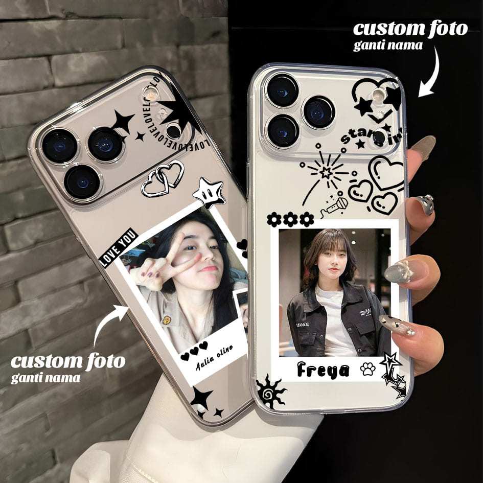 Case Custom Request Gambar Bisa Pakai Foto Sendiri Couple Polaroid For All Type