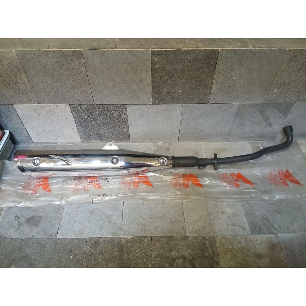 KNALPOT HONDA SUPRA X125 DD ORIGINAL AHM ASLI