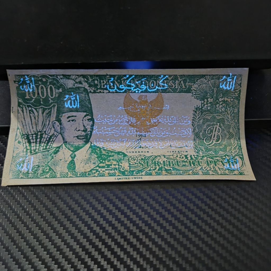Uang Kuno Uka-Uka Soekarno 1964 Koleksi Antik Indonesia