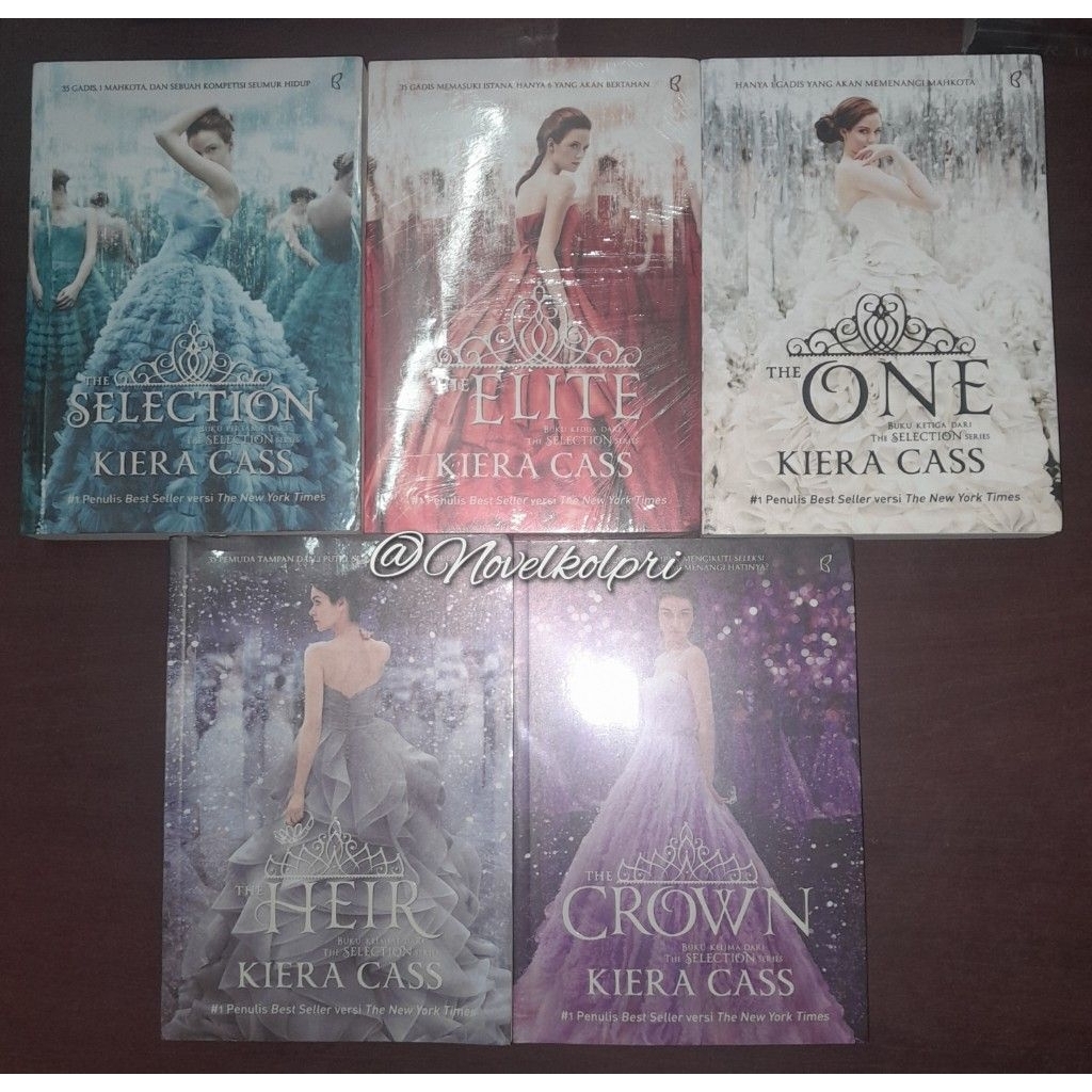 Novel SET 5 Buku The Selection Series - Kiera Cass