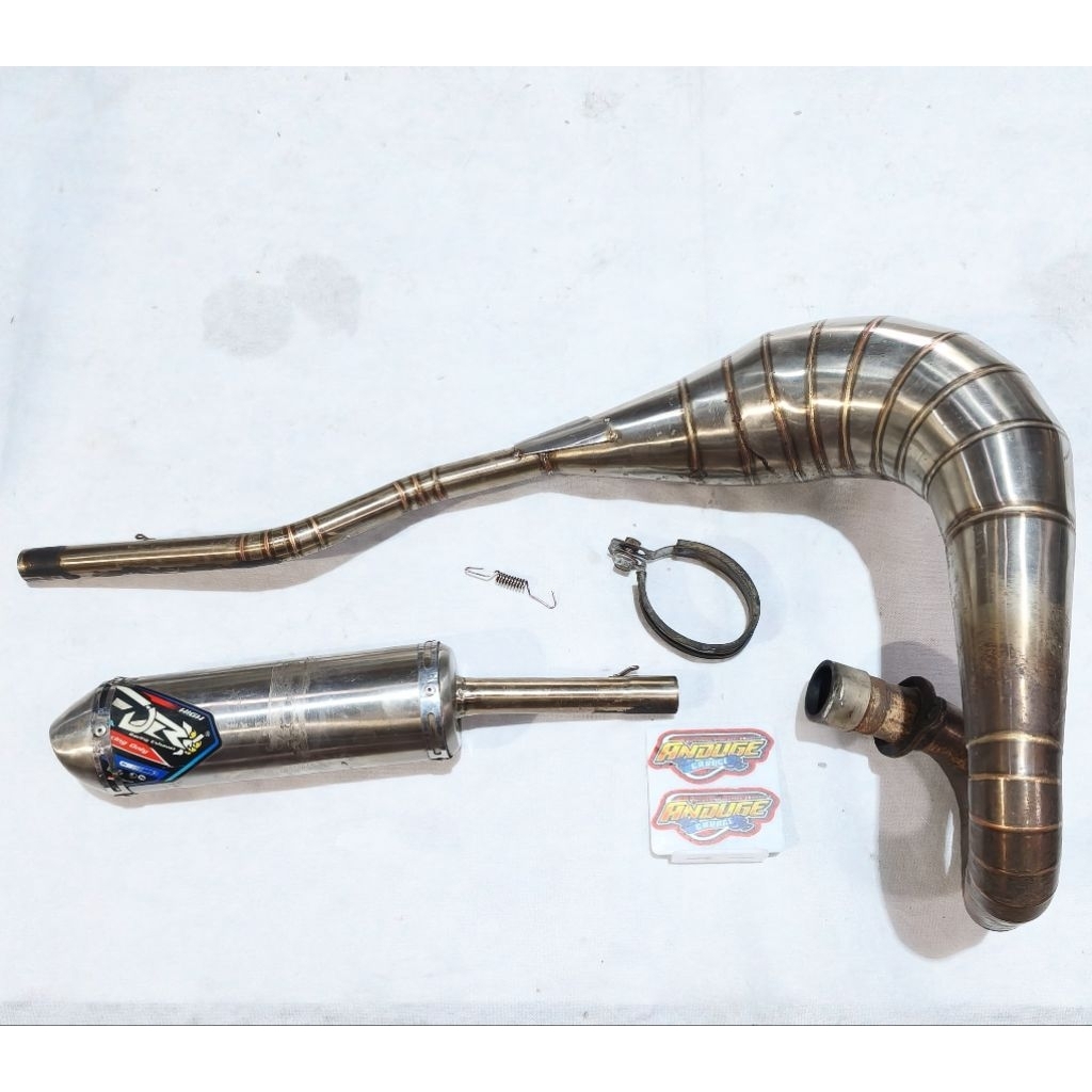 kenalpot knalpot Suzuki TS125 TS 125 stenlis stainless racing