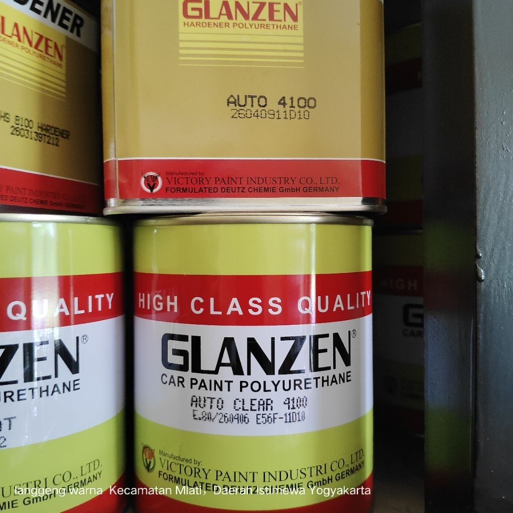 Glanzen Auto 4100 Clear Coat 2:1 (Pengganti Blinken)
