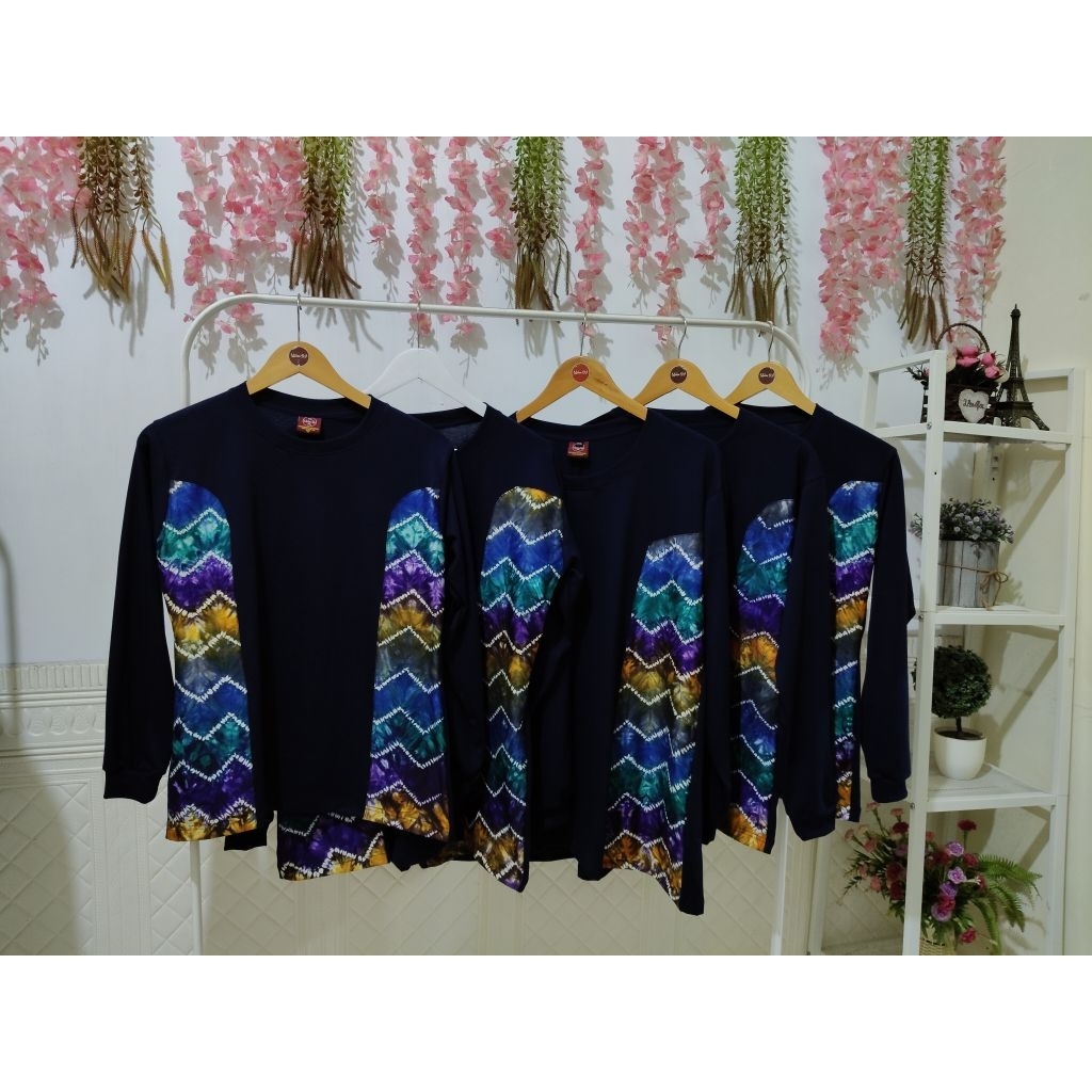 kaos sasirangan lengan panjang