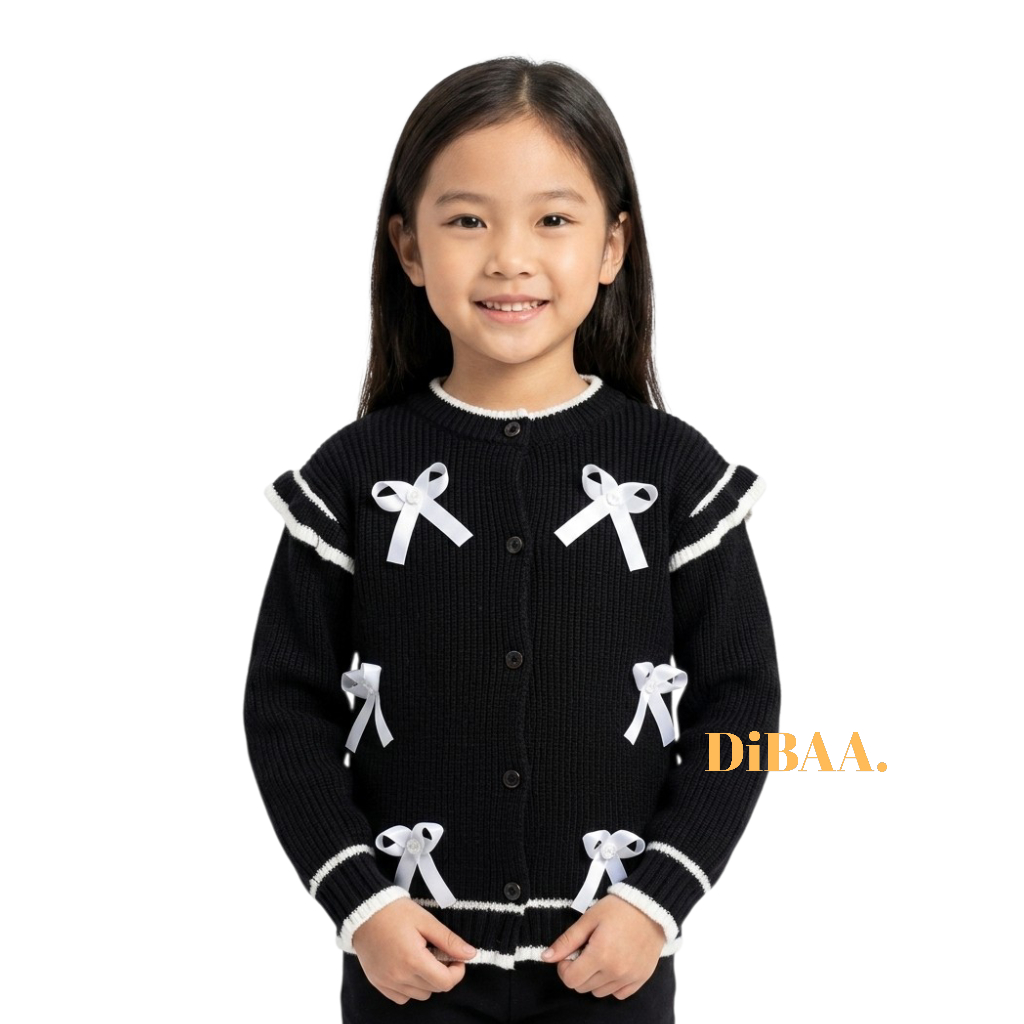 Sabela Cardigan Rajut Anak - Cardigan Rajut Anak - Sweater Rajut Anak Perempuan