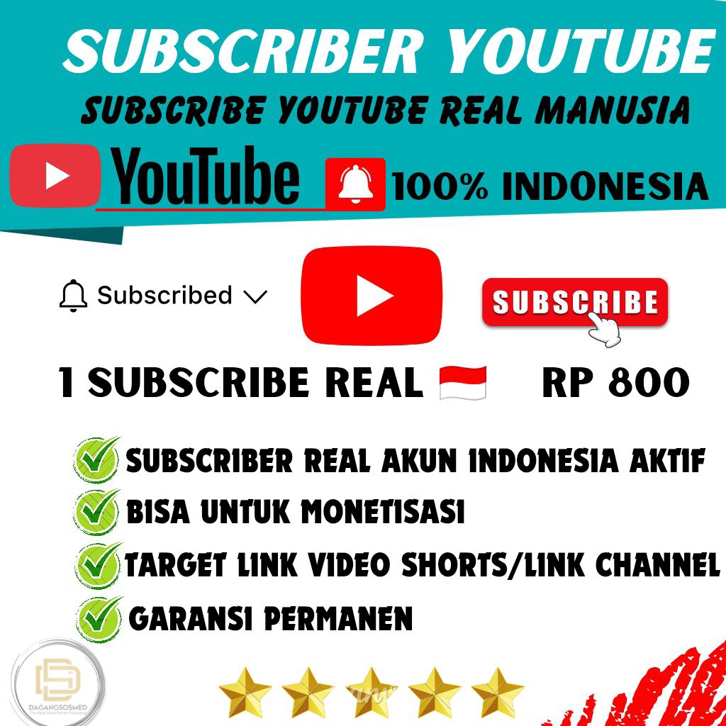 JASA SUBSCRIBER YOUTUBE REAL INDONESIA AKTIF YOUTUBE SUBSCRIBER INDONESIA SUBS YOUTUBE PERMANEN