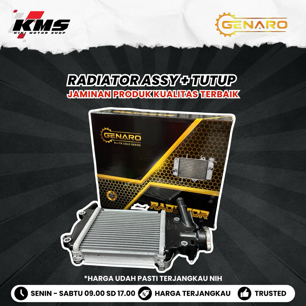Genaro parts radiator motor jupiter mx