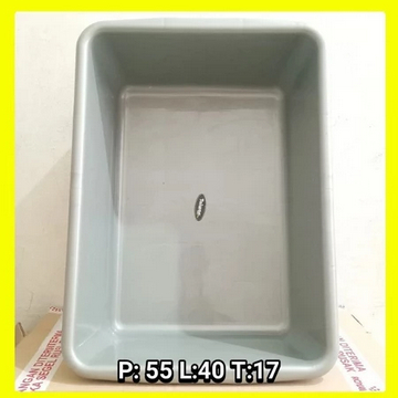 Bak Pasir Silver XL Jumbo - Bak Pup/Pis Kucing Litter Box Kucing