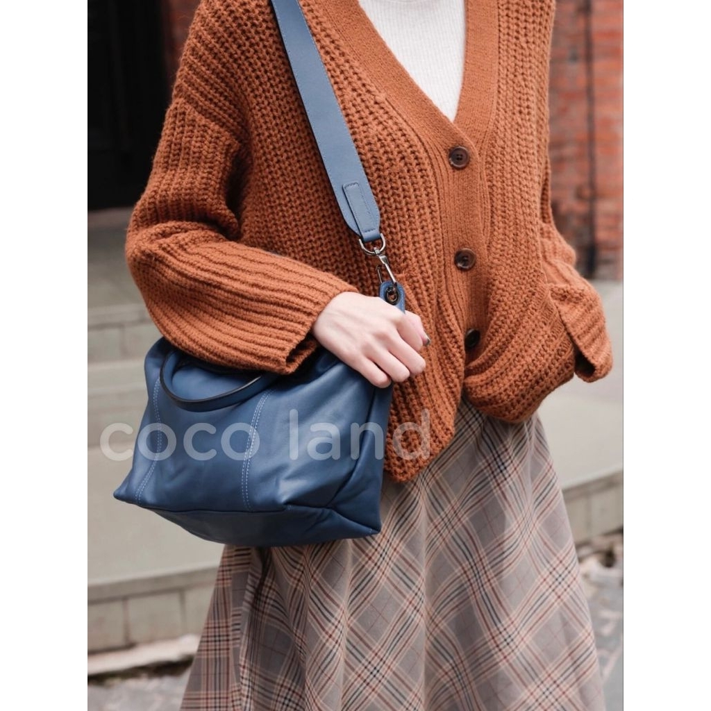 Cuir Hangbag Kulit Strap Kulit Size S