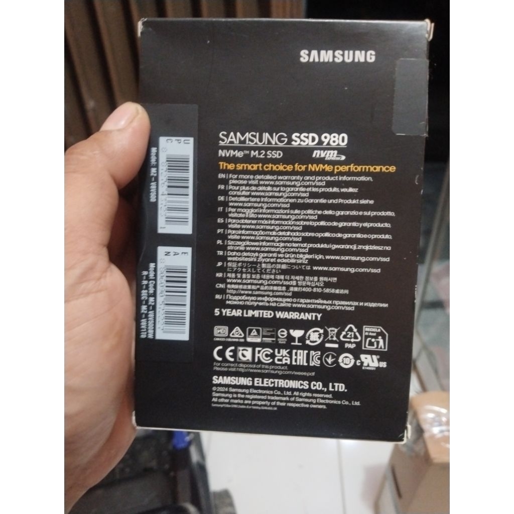 SSD SAMSUNG EVO 980 NVME