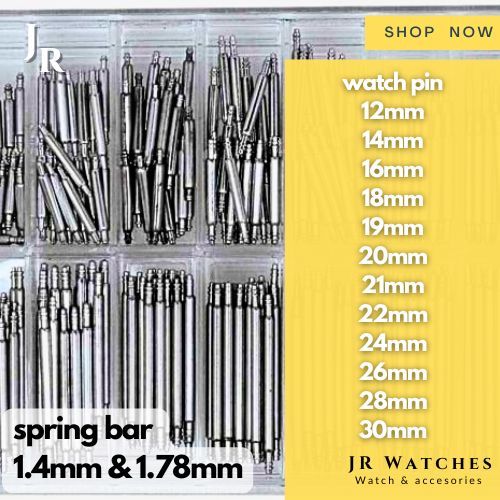 Pin Spring bar Strap Tali Jam tangan 12 14 16 18 19 20 21 22 24 26 28 30 mm