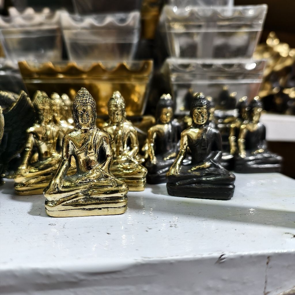 Buddha Brass Statue Mini, Patung Budha Bahan Kuningan Kecil - YS05