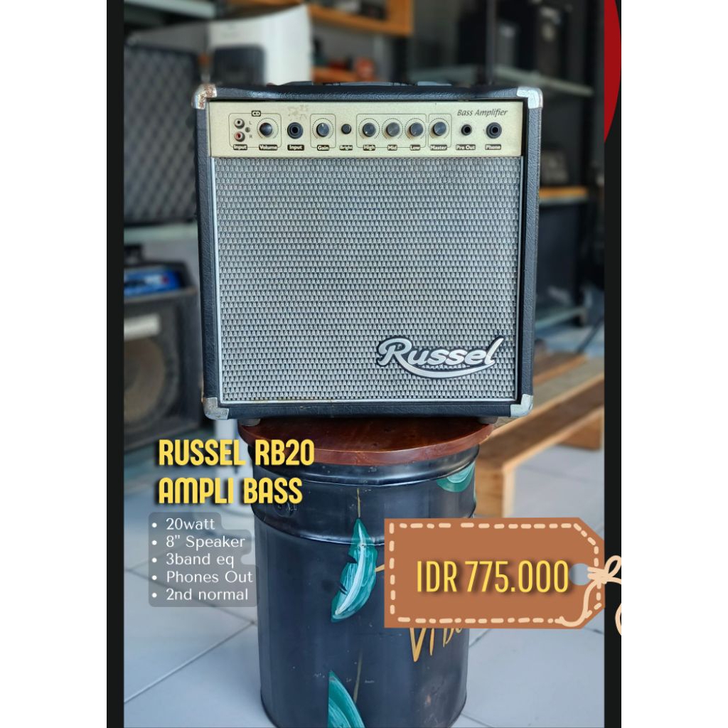 russel rb20 ampli bass plus admin 10%