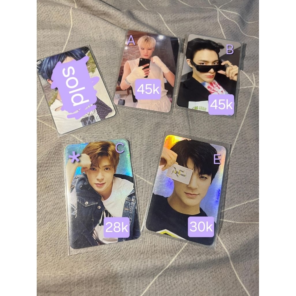 photocard official jaehyun jeno jisung holo istj boom agent murah nct dream