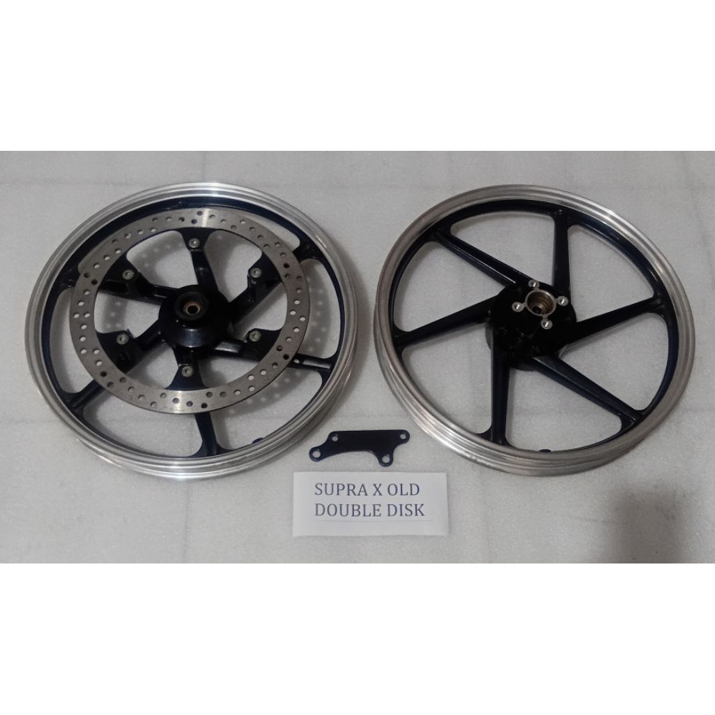 Velg Racing Supra old Double disc palang 6 miring (bukan untuk supra 125)