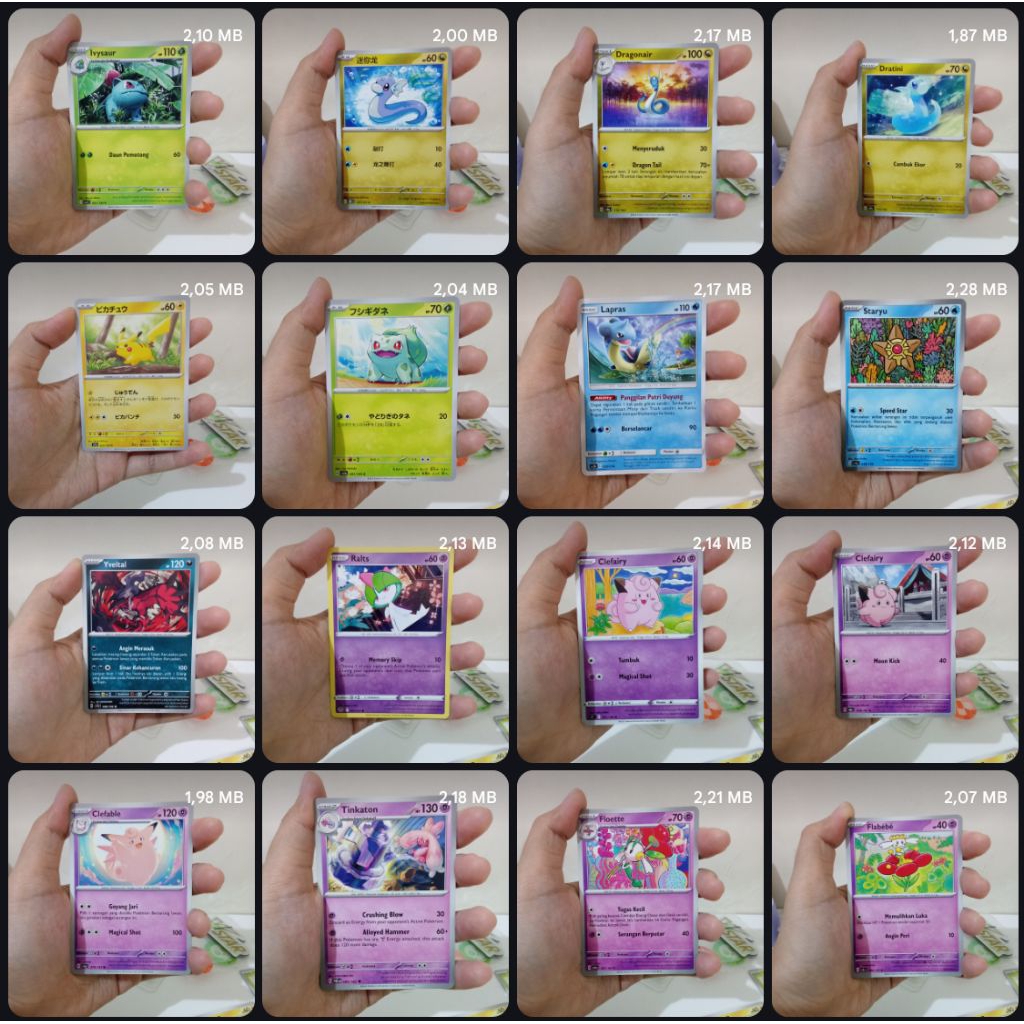 [PART 102192] Pokemon TCG C/U GYM PROMO ID/JP/EN/CN Ivysaur Venusaur Pikachu Charmander Charmeleon Y