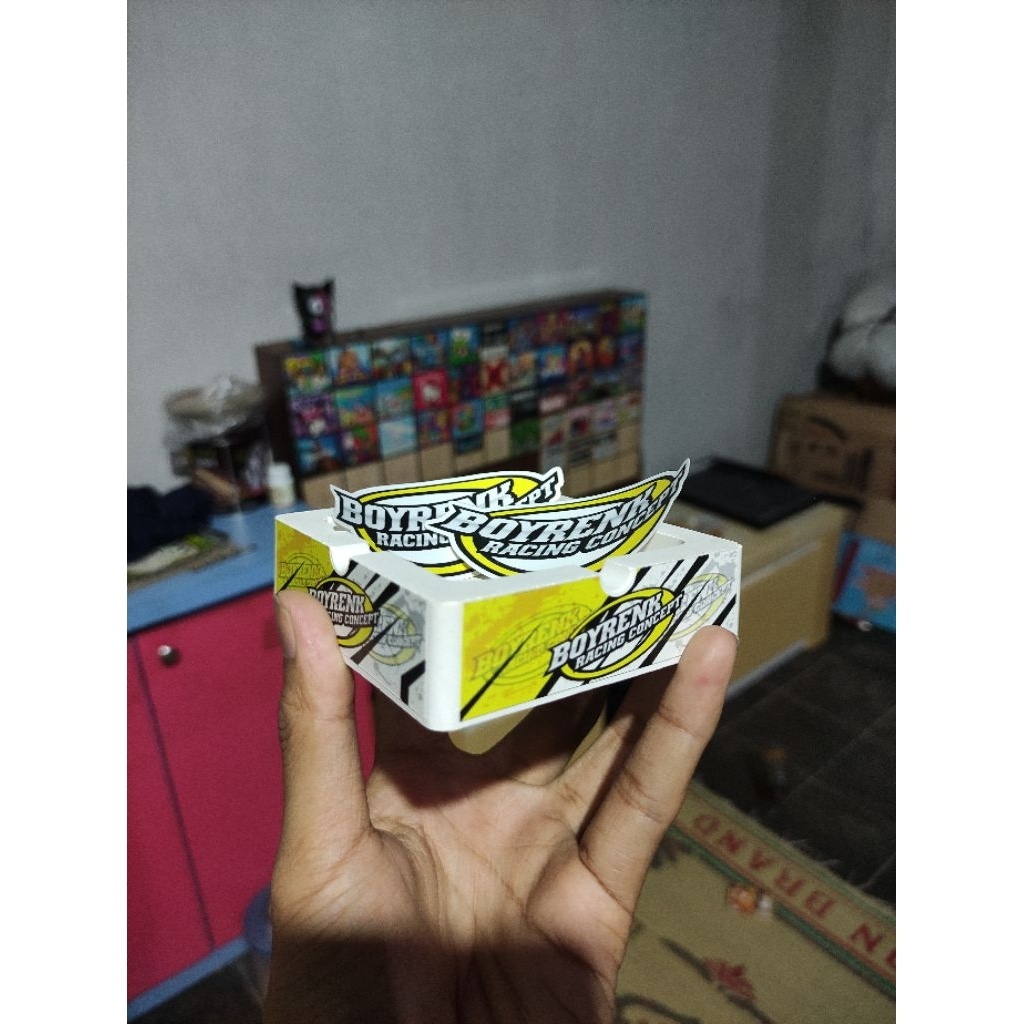 Sticker BOYRENK RACING 2 biji + Asbak Aesthetic