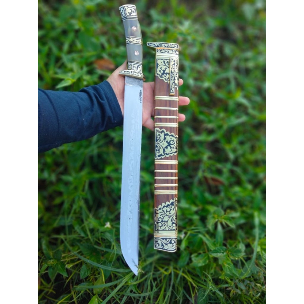 GOLOK PISAU SEMBELIH BAJA VANADISH 8 SUPER TAJAM PREMIUM 40 CM