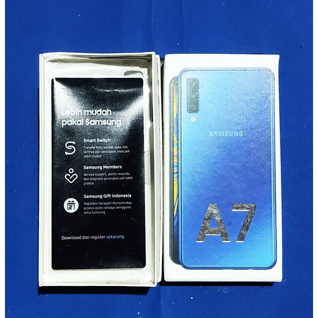 KARDUS DUS BOX SAMSUNG A7 2018 MINUS LECET PEMAKAIAN
