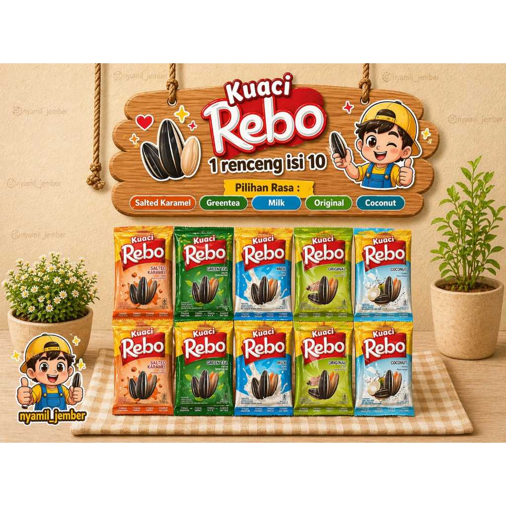 KUACI REBO 12 GR (1 RENCENG ISI 10)